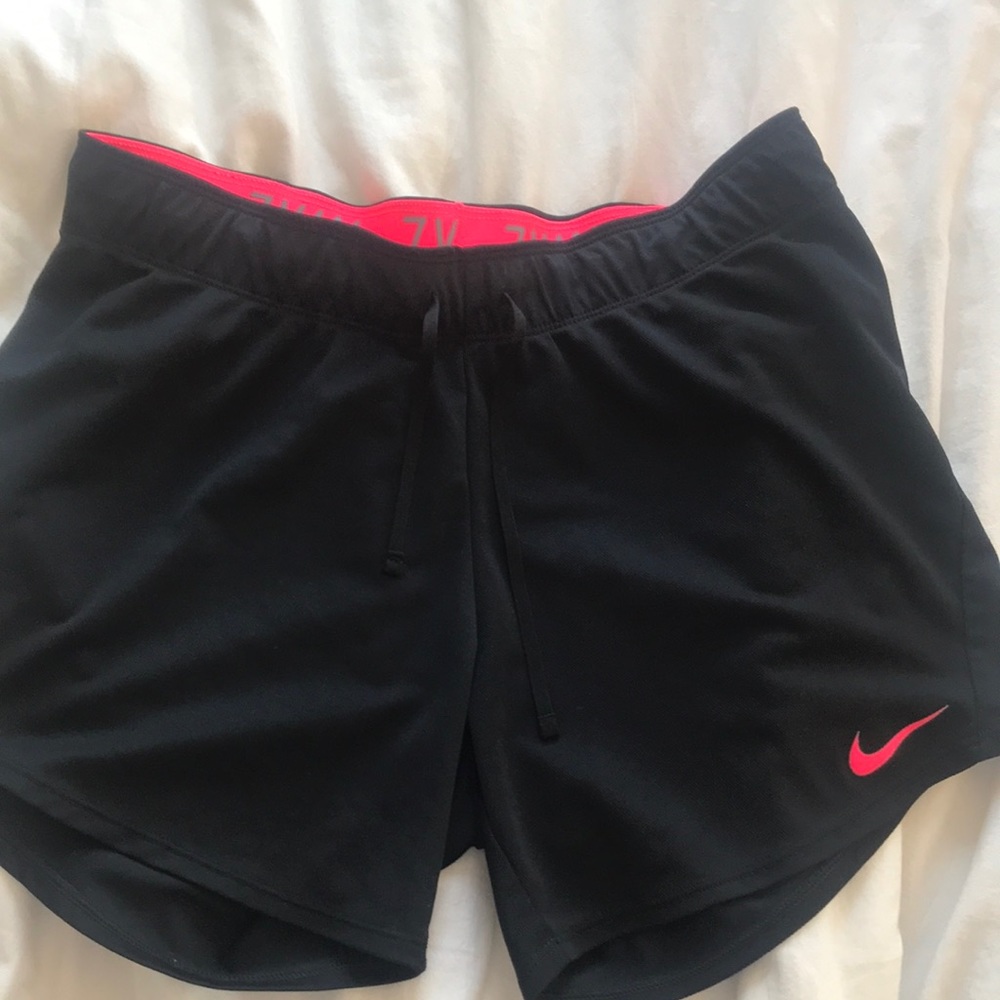 black nike shorts